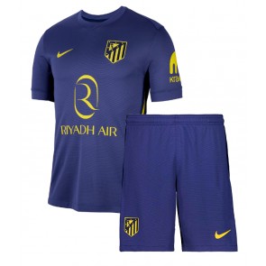 Atletico Madrid Antoine Griezmann #7 Udebanetrøje Børn 2025-26 Kortærmet (+ Korte bukser)